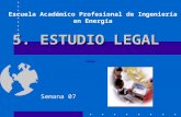5. Estudio Legal y Organizacional