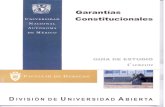 Garantias Constitucionales 4 Semestre UNAM SUA Guía de Estudio Facultad de Derecho