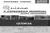 V CONGRESO MUNDIAL DE LA QUINUA – Programa Final_LaQuinua.blogspot.com