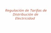Regulación de Taifas de Distribuciòn de Electrecidad