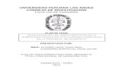 EVALUACION DE LAS CARACTERISTICAS DE LA ALBAÑILERIA PRODUCIDA CON UNIDADES FABRICADAS EN LA PROVINCIA  DE HUANCAYO Plan de Tesis