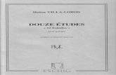12 Etudes Heitor Villa Lobos Paris 1929