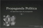 Tipos de propaganda politicas
