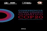 Conferencia Sobre Cambio Climatico COP 20 - 2014- CL
