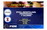 Diapositivas de Salud Ocupacional y Medicina Del Trabajo Modulo Vii- Etica Deontologia