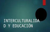 Interculturalidad y Educación