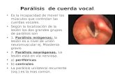 Patologias Organicas de La Voz