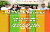 Programa electoral de JpC para las Municipales de 2015