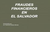 Fraudes Financieros en Elsalvador
