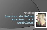 Aportes de Roland Barthes a La Semiología