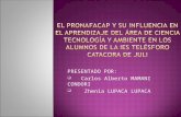 El Pronafacap y Su Influencia en El Aprendizaje Del Área de Ciencia Tecnología y Ambiente en Los Alumnos de La Ies Telésforo Catacora de Juli