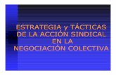 Estrategias y Tacticas de La Accion Sindical en La Negociacion Colectiva Clase