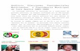 Análisis Elecciones Presidenciales Municipales y Presidencia Municipal de Cora Amalia 2005