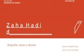 Biografia de Zaha Hadid