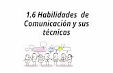 1.6 Habilidades de Comunicación y Sus Tecnicas