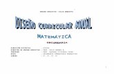 Diseño Curricular Anual de Matematicas Sec.
