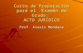 Acto Jurídico y Bienes Profesor Alexis Mondaca Miranda