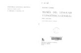 Coseriu, Eugenio - Teoría Del Lenguaje y Lingüística General