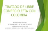 Tratado de Libre Comercio Efta Con Colombia