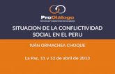 ConflictiVidaD en El Peru