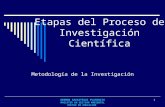 (3) Etapas Del Proceso de Investigacion Cientifica 2009