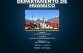Departamento Huanuco y Pasco