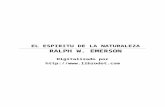 Ralph W. Emerson - El Espiritu De La Naturaleza.doc