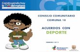 Deporte Comuna 18 Alcaldia en Tu Barrio Definitiva