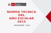 Norma Tecnica 2015-Ugel 05