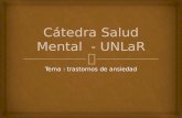 Cátedra Salud Mental Ansiedad - UNLaR