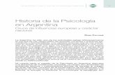 Falcone 2010 Historia Psicologia en Argentina, Cruce de Influencias Europeas y Caracter Nacional