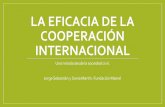 La eficacia de la cooperación internacional