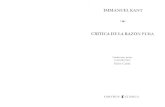 Kant Critica de La Razon Pura Ed Colihue Trad Mario Caimi 2