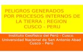 Peligros Generados Por Procesos Internos Cusco 2011