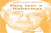 Para Leer a Habermas - Velasco Arroyo, Juan Carlos