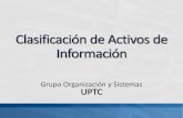 Inventario y Clasificación de Activos de Información