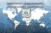 Poblamiento de America y La Amazonia