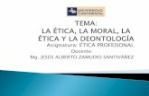 Separata 1 La Etica, La Moral y La Deontología