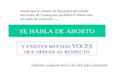 Voces contra el aborto