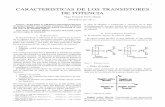 Caracteristicas de Los Transistores de Potencia