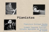 Pianistas Jazz (Biografías y algo de su obra)