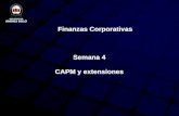 Presentación CAPM Finanzas Corporativas