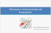 Tecnicas e Instrumentos de Evualuación