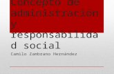 Concepto de Administración y Responsabilidad Social c.z