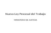 Ley Procesal Del Trabajo - Introduccion