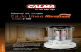 Manual Estufa Calma C180