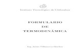 Formulario Termodinamica