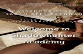 Bienvenido a La Academia de Cazadores de Sombras