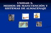 Unidad3 Medios Manutencion y sistemas de almacenaje