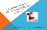 Delimitacion de Microcuencas en Civil 3d